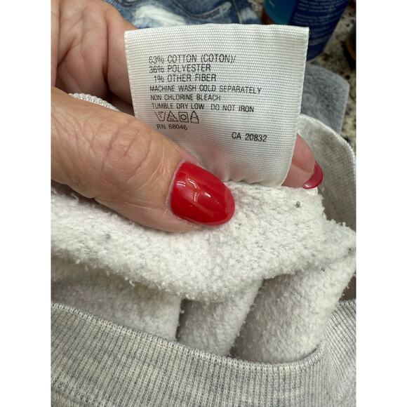 Tulfex large dog grey sweatshirt 63% cotton - Picture 4 of 5